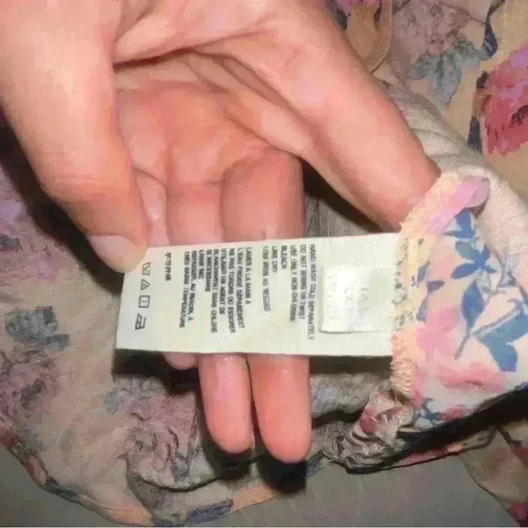 Free People hold on to me Floral Button Front Top sz small S - Picture 9 of 11